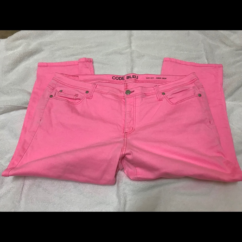 Plus size colored jeans